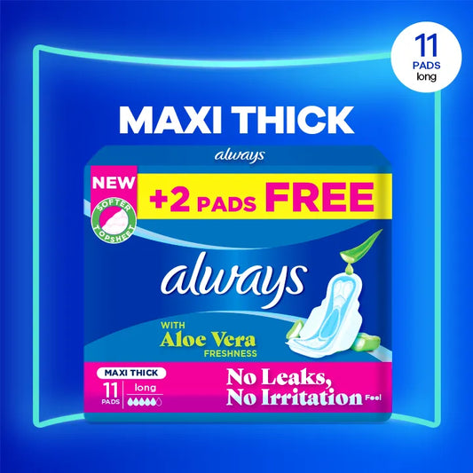 Always Thicks Maxi Night Sanitary Pads Long Single Pack 11